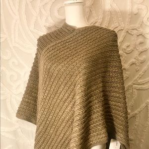 Knit Poncho NWT